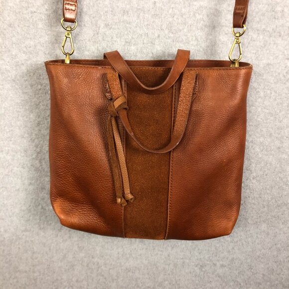 Madewell Handbags - Madewell Small Zip Top Transport Tote Brown